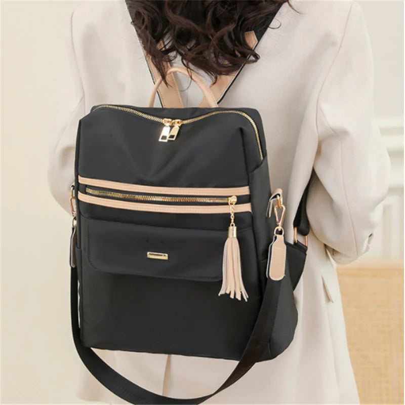 Mochila feminina em nylon com alça adicional - Merida