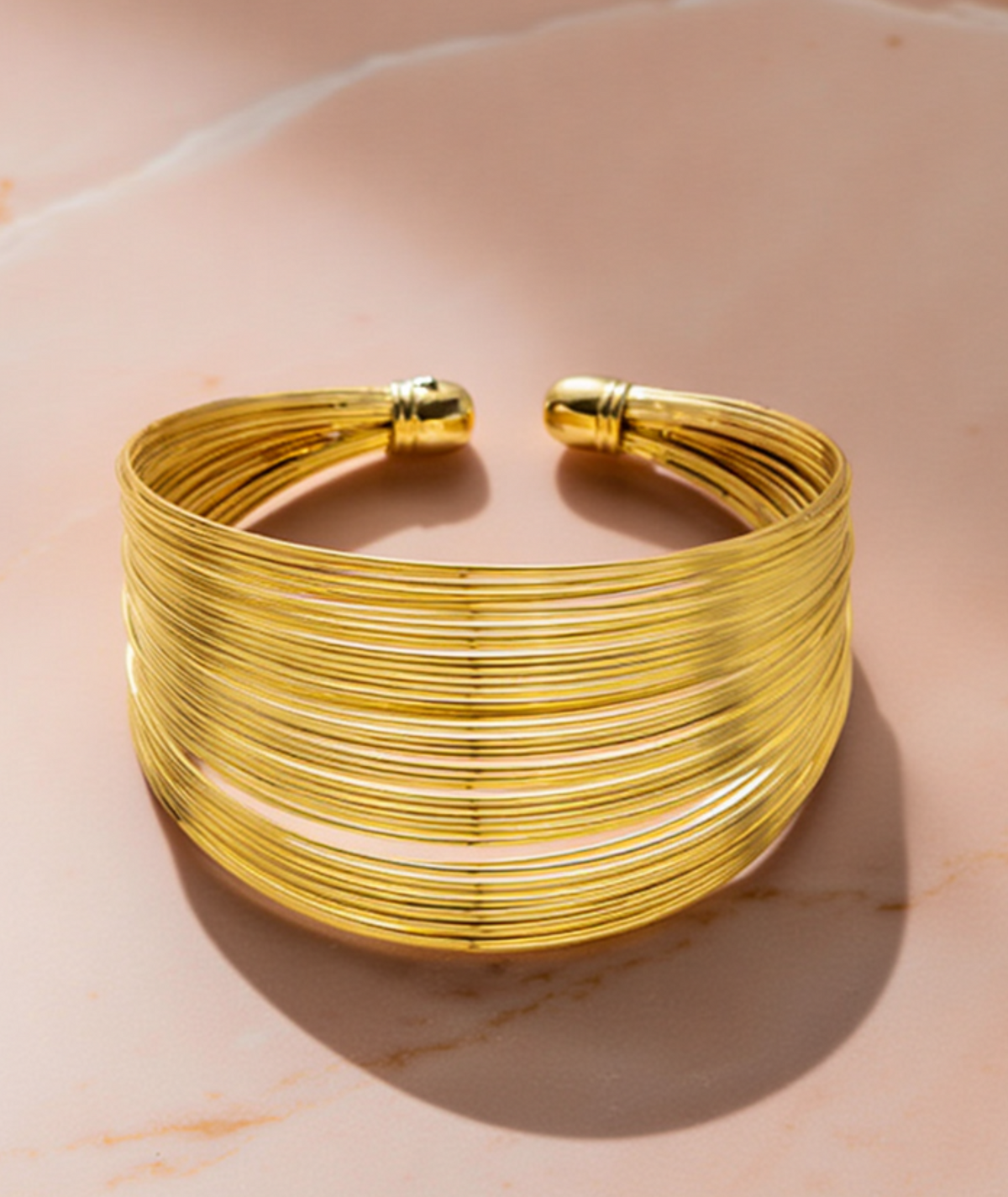 Bracelete feminino elegante folheado - Celestial