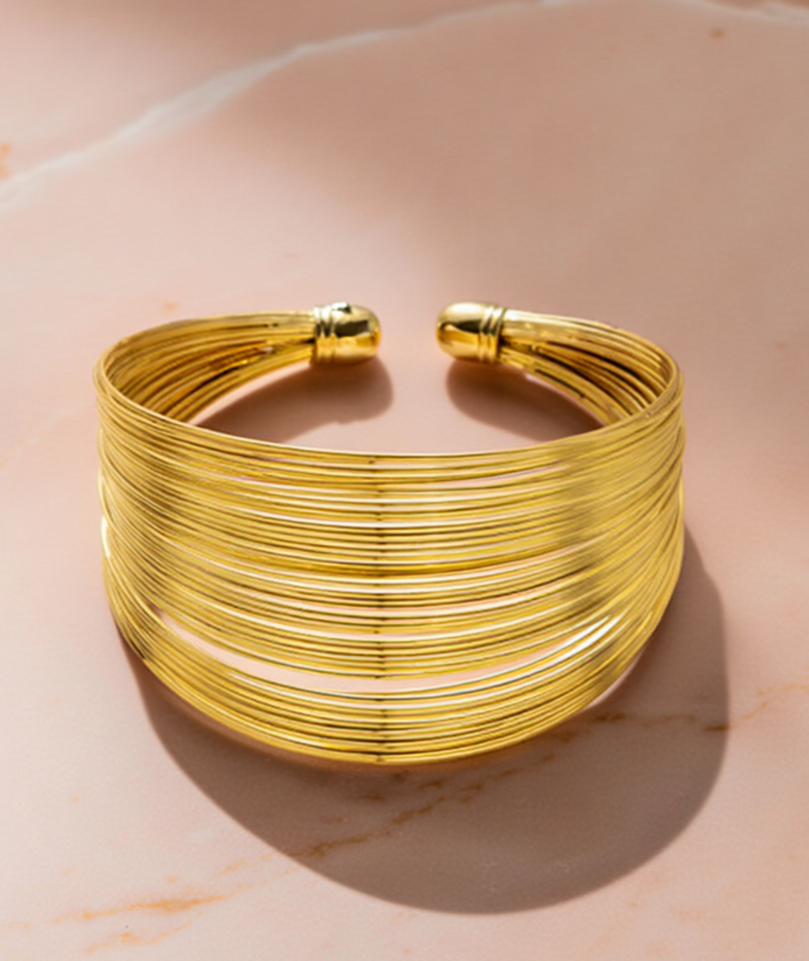 Bracelete feminino elegante folheado - Celestial