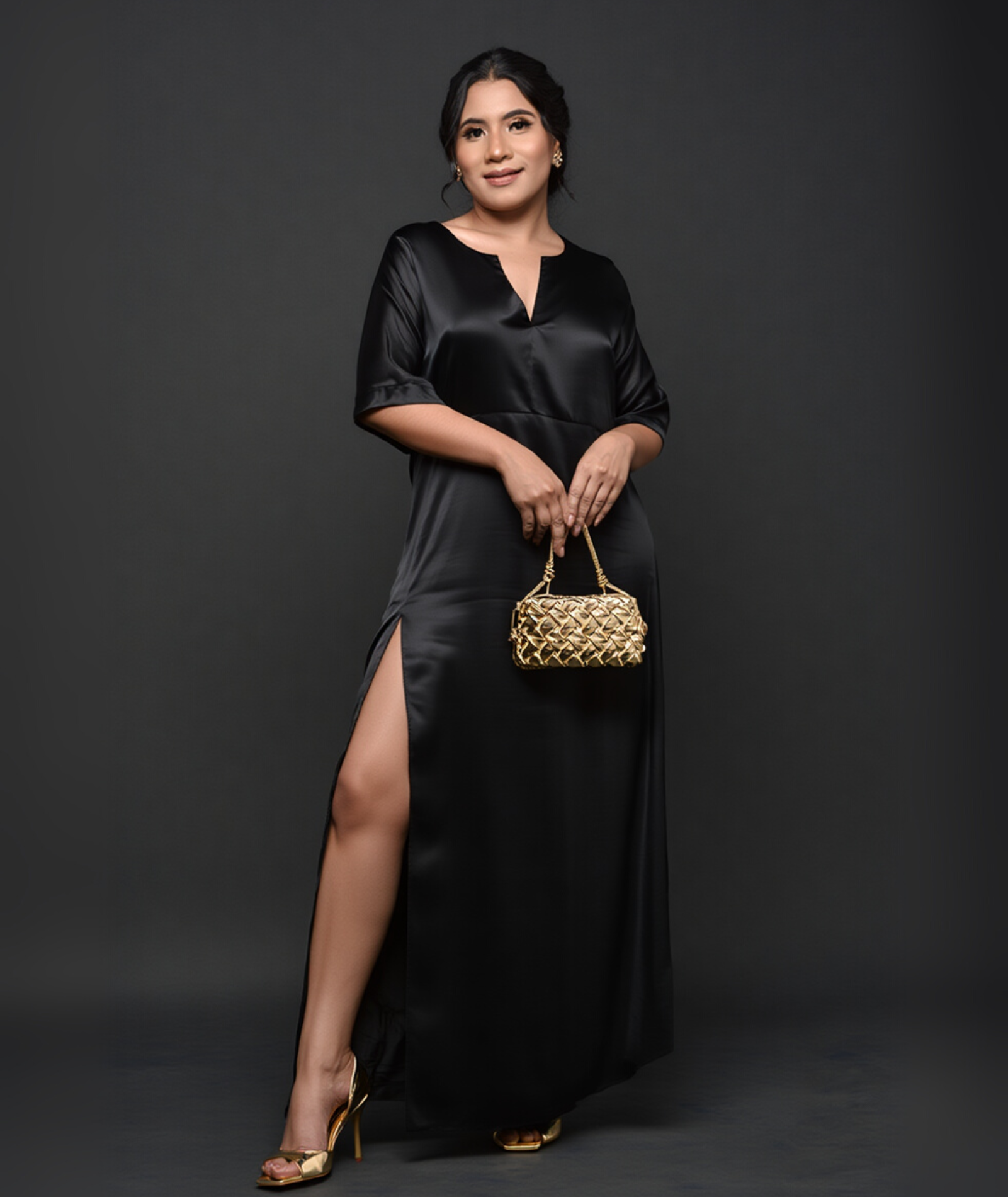 Bolsa de mão clutch em couro ecológico - Escar