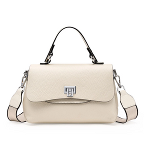 Bolsa feminina de couro com alça adicional - Zency