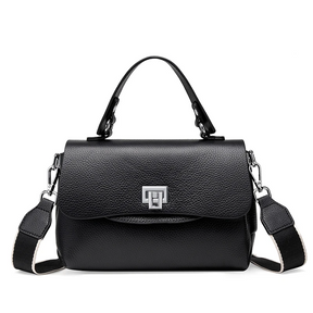 Bolsa feminina de couro com alça adicional - Zency