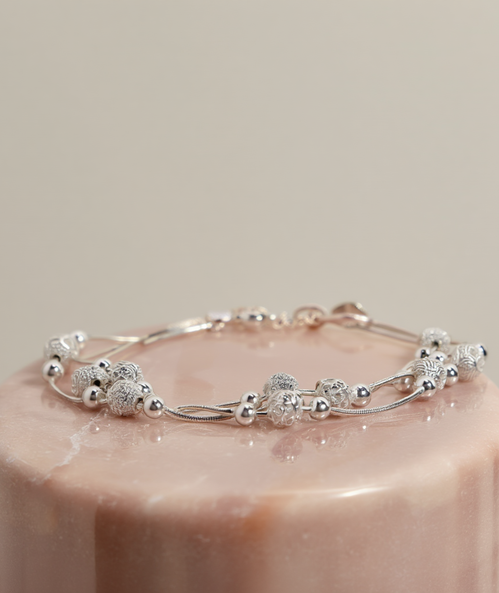 Pulseira feminina em prata 925 esterlina - Galaxy