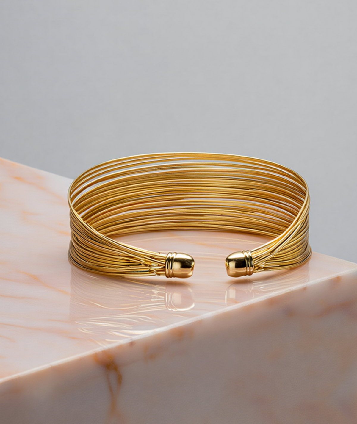 Bracelete feminino elegante folheado - Celestial