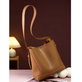 Bolsa feminina alça transversal de couro genuíno - Diamond