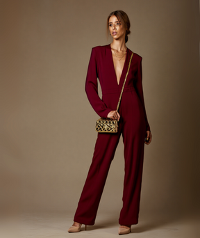 Bolsa de mão clutch em couro ecológico - Escar