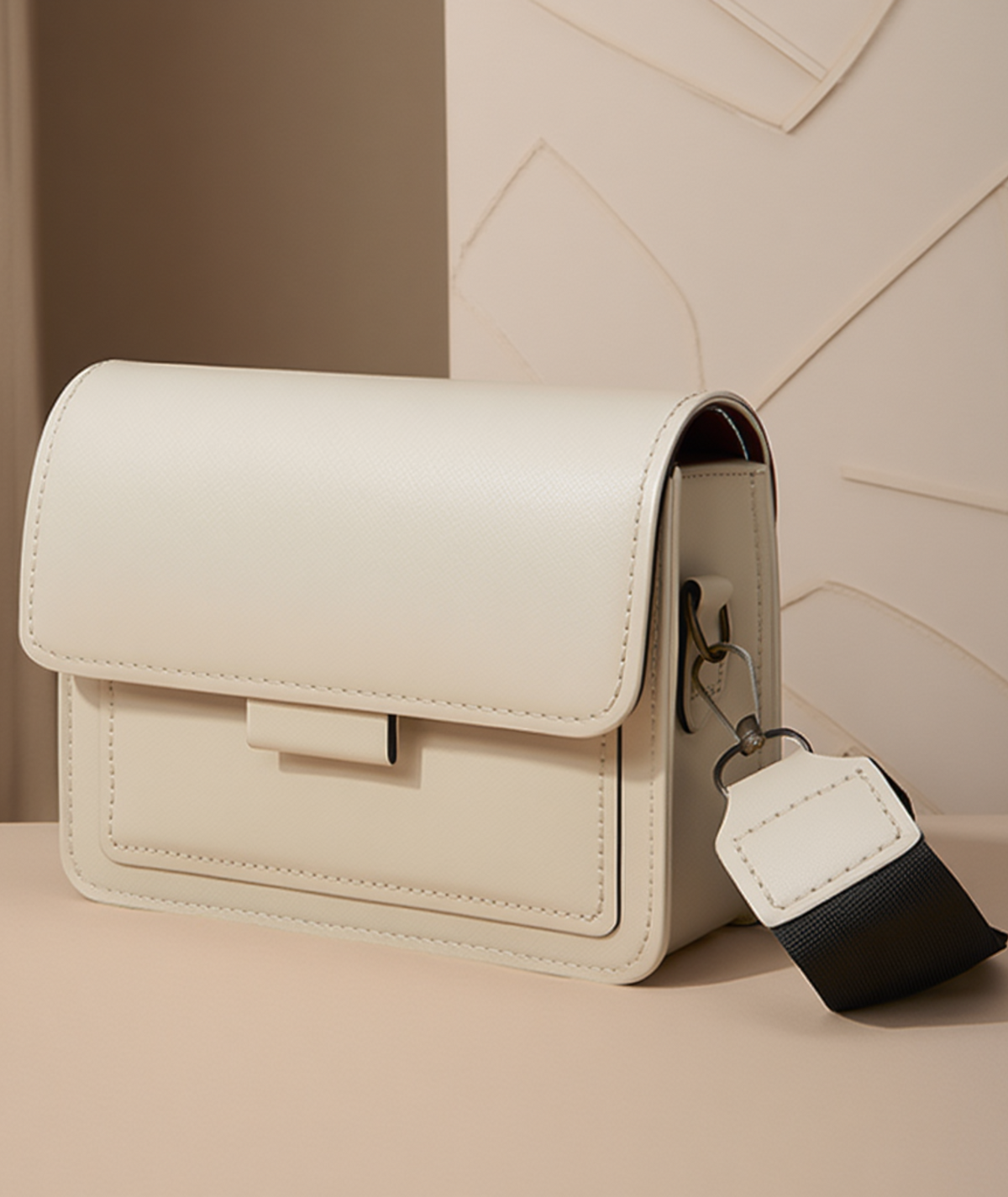 Bolsa feminina de ombro couro ecológico - Carré