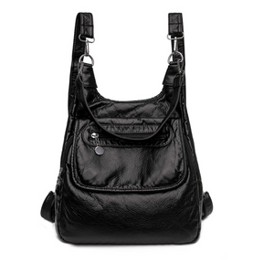 Mochila feminina em couro - Lizia
