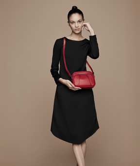 Bolsa feminina de couro - Rock Girl