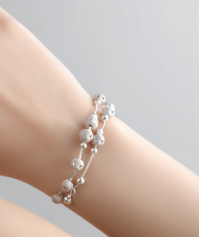 Pulseira feminina em prata 925 esterlina - Galaxy