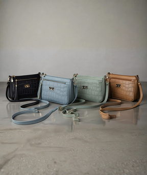 Bolsa feminina de couro ecológico - Gaia