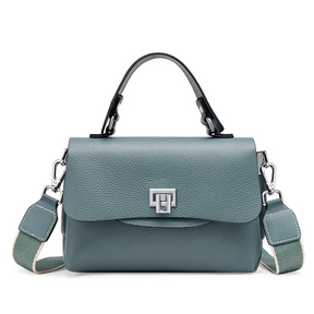 Bolsa feminina de couro com alça adicional - Zency