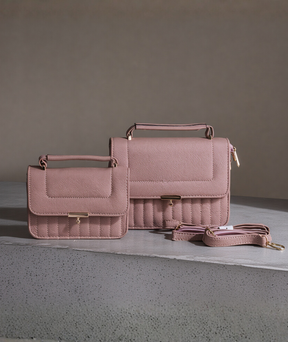 Kit com 2 bolsas de couro com alça adicional - Essencial