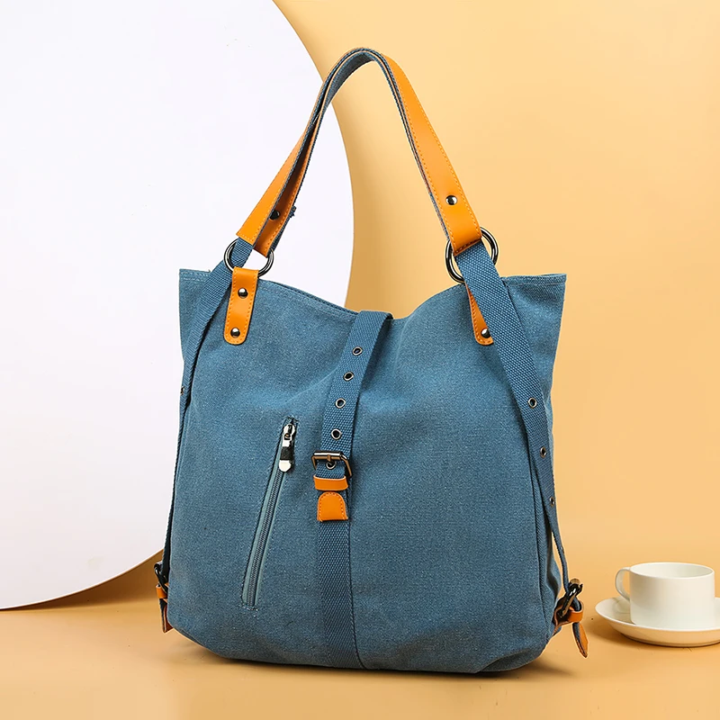 Bolsa e mochila feminina de lona - Wonder