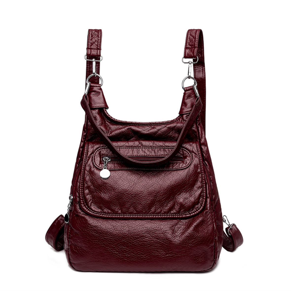 Mochila feminina em couro - Lizia