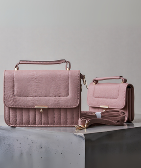 Kit com 2 bolsas de couro com alça adicional - Essencial