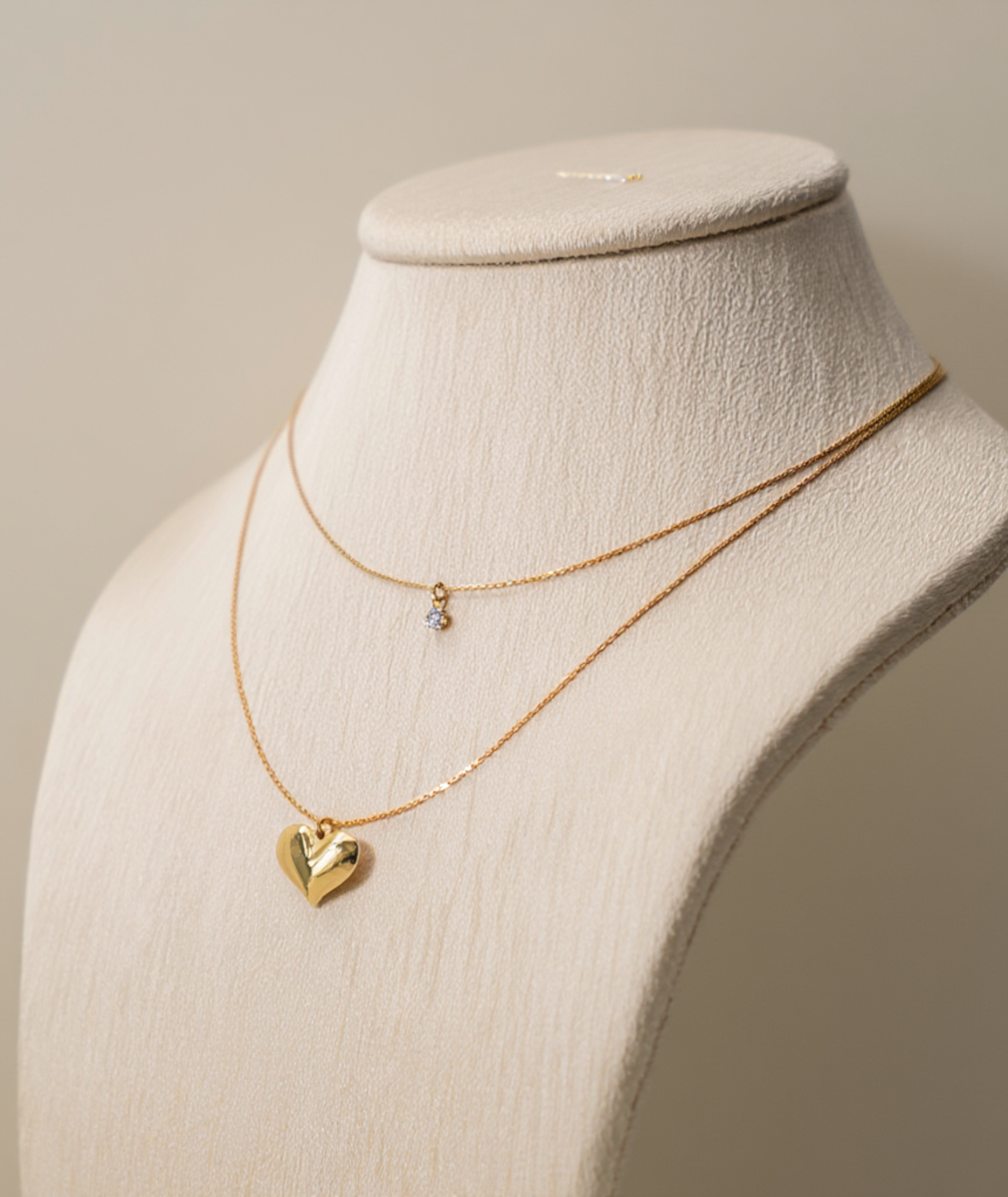 Colar feminino folheado - Shining Heart