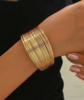 Bracelete feminino elegante folheado - Celestial