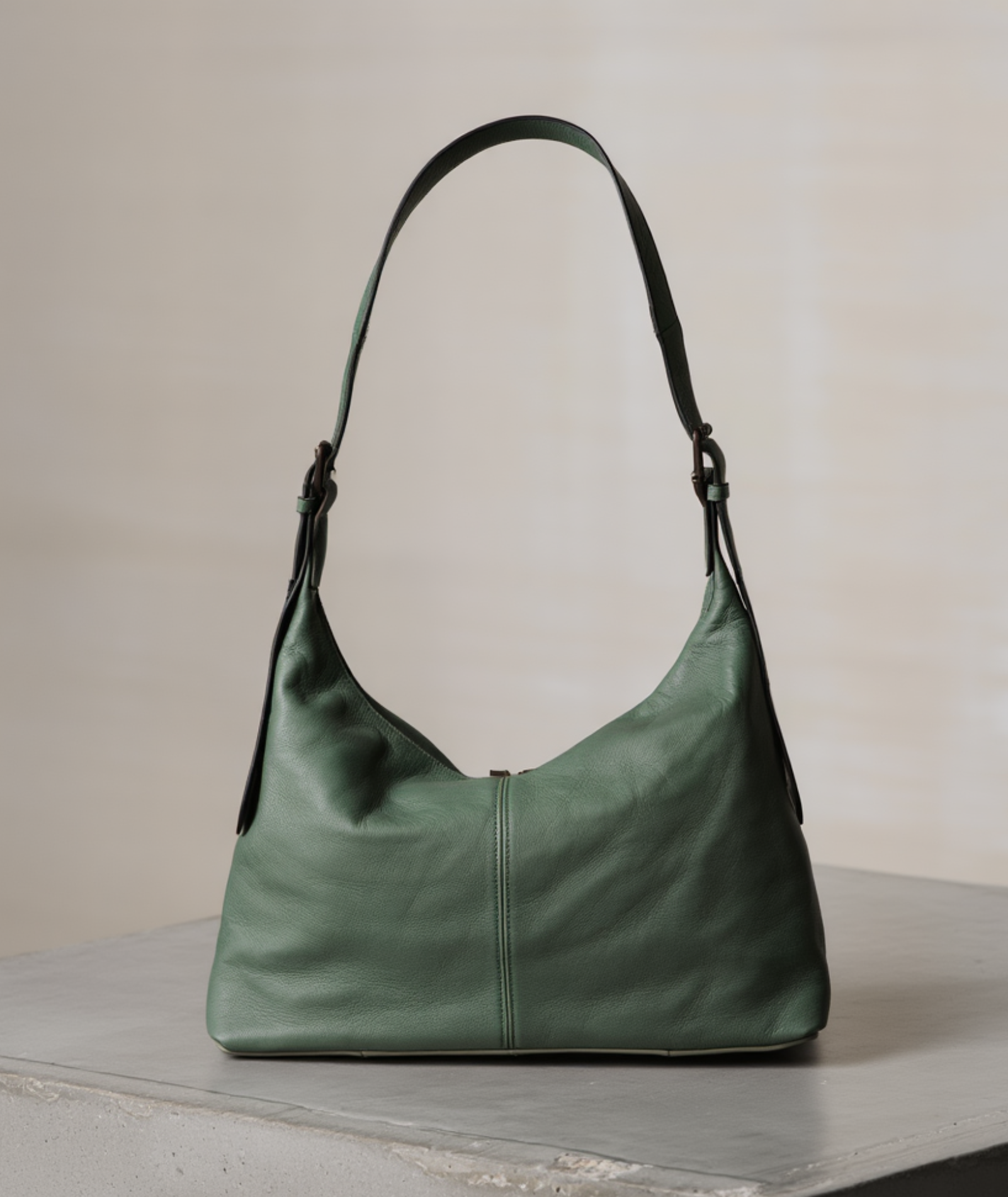 Bolsa feminina de ombro de couro legítimo