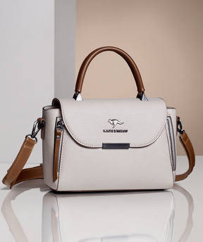 Bolsa feminina de couro genuíno elegante - Theá