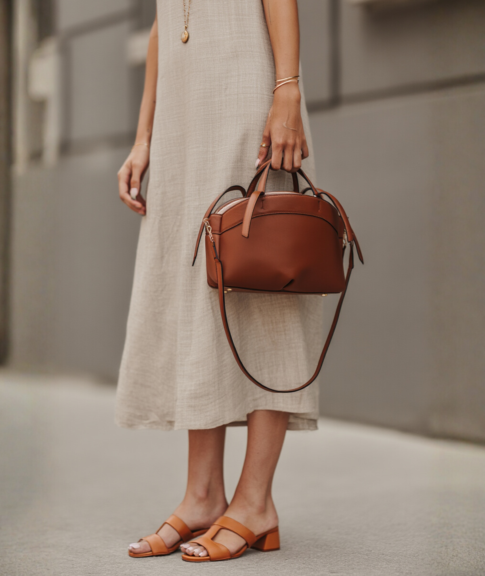 Bolsa feminina de couro - Madri