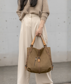 Bolsa e mochila feminina de lona - Wonder