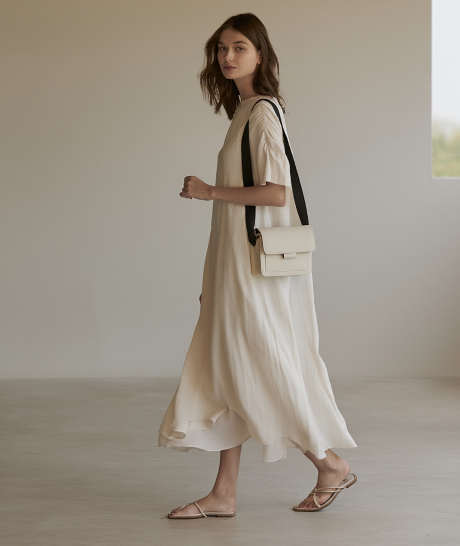 Bolsa feminina de ombro couro ecológico - Carré