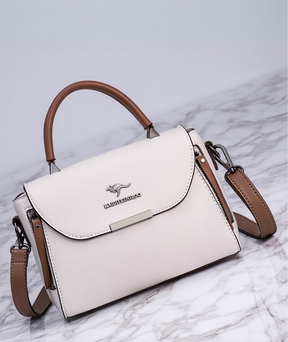 Bolsa feminina de couro genuíno elegante - Theá