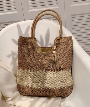 Bolsa feminina de sisal moda praia verão - Solare