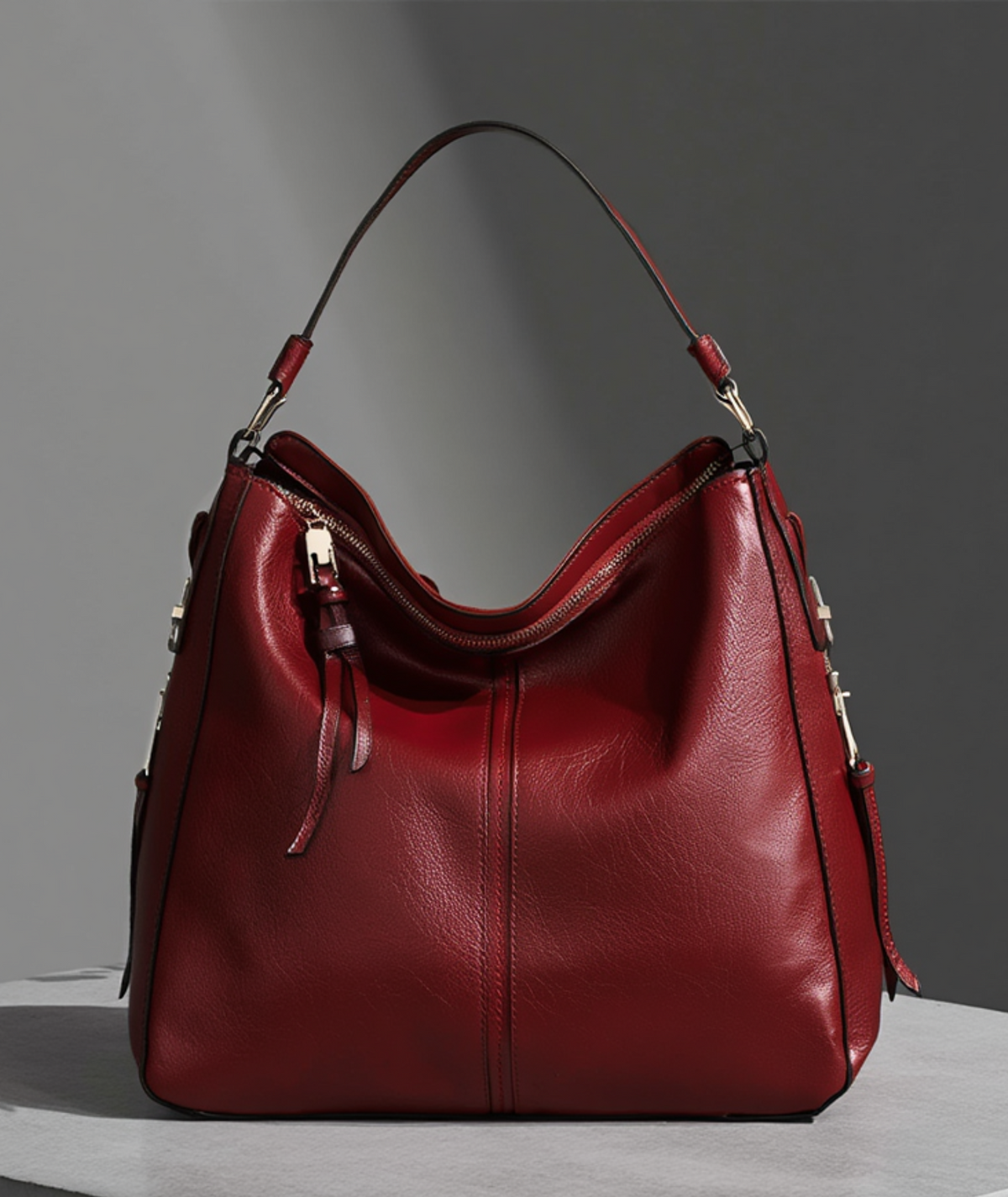 Bolsa feminina grande de couro - Thalia