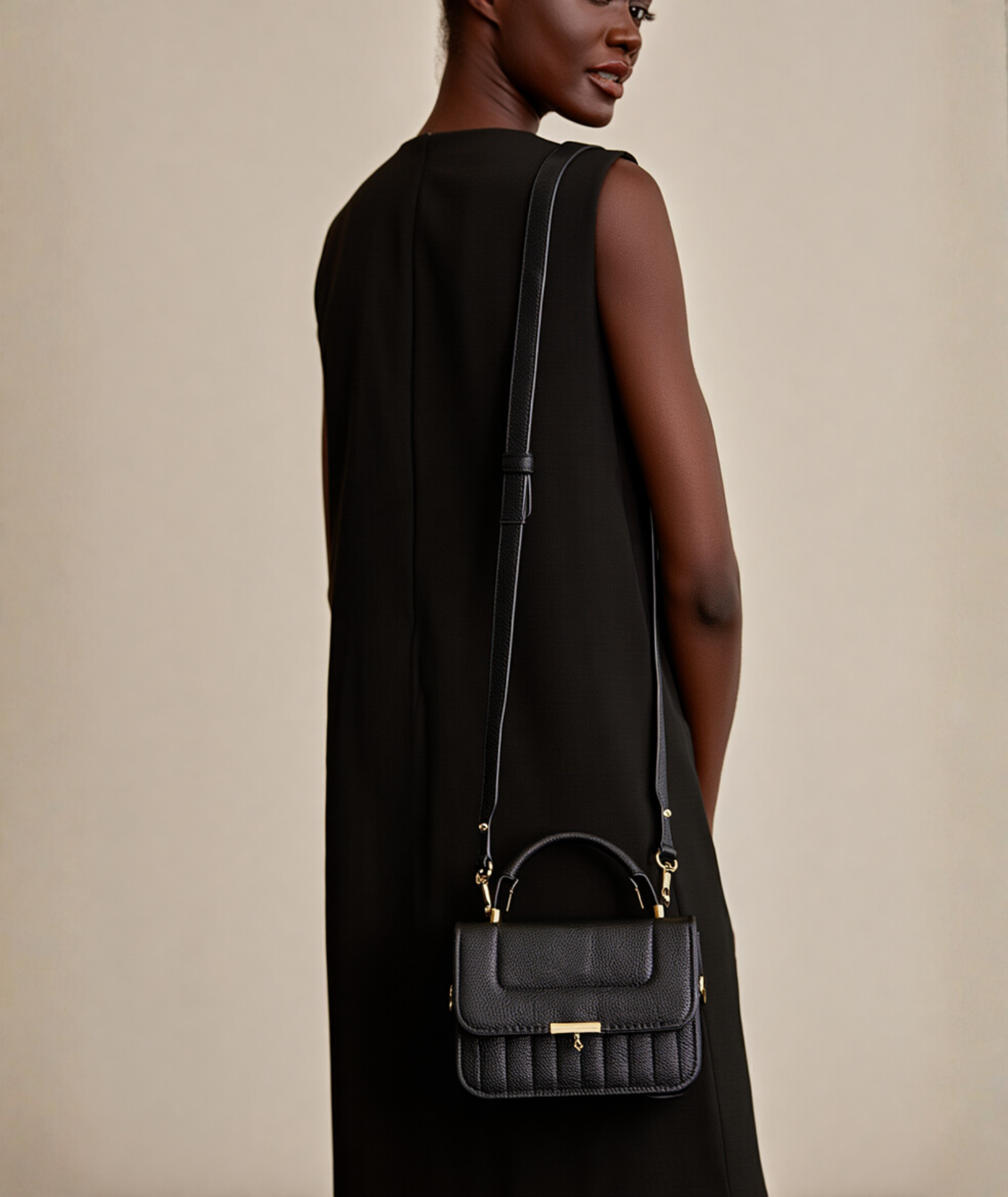 Kit com 2 bolsas de couro com alça adicional - Essencial