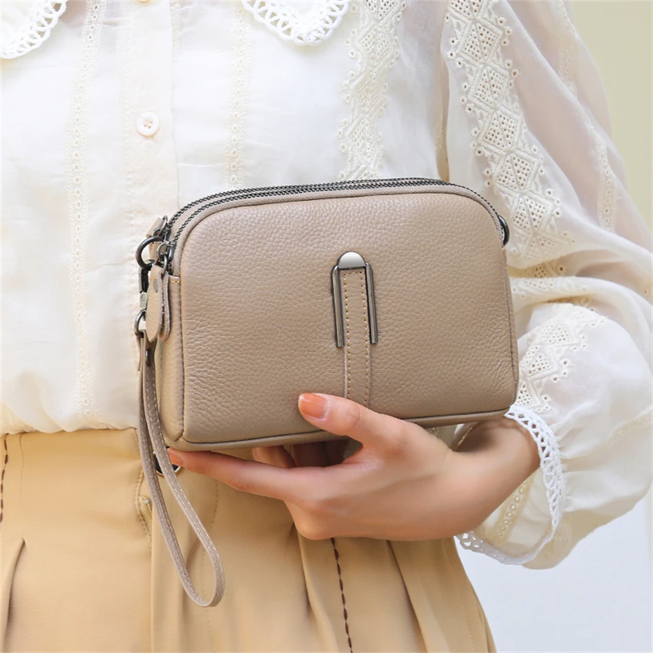 Bolsa feminina de couro genuíno - Yubi
