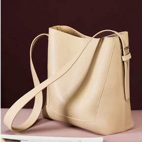 Bolsa feminina alça transversal de couro genuíno - Diamond