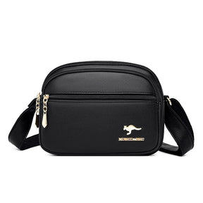 Bolsa feminina de couro genuíno crossbody - Lilit