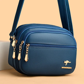 Bolsa feminina de couro genuíno crossbody - Lilit