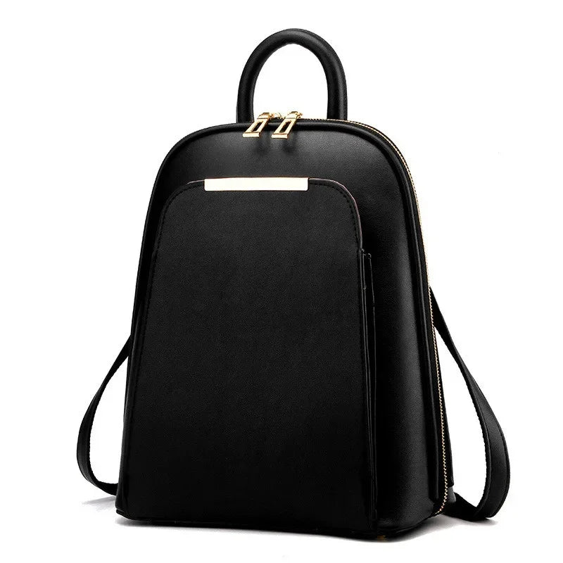 Mochila feminina em couro ecológico - Maribella